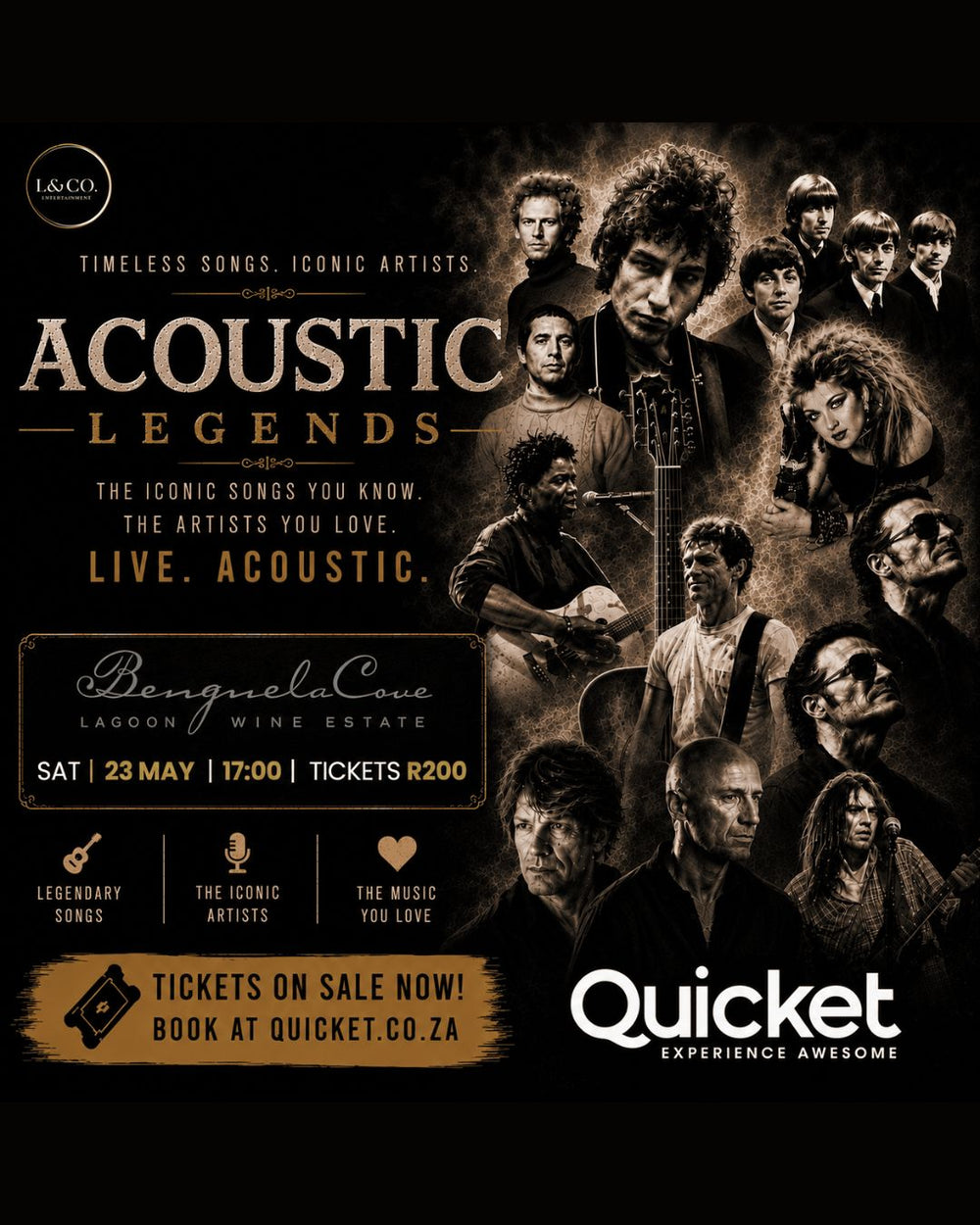 Acoustic Legends Strings & Stories Live Concert event image