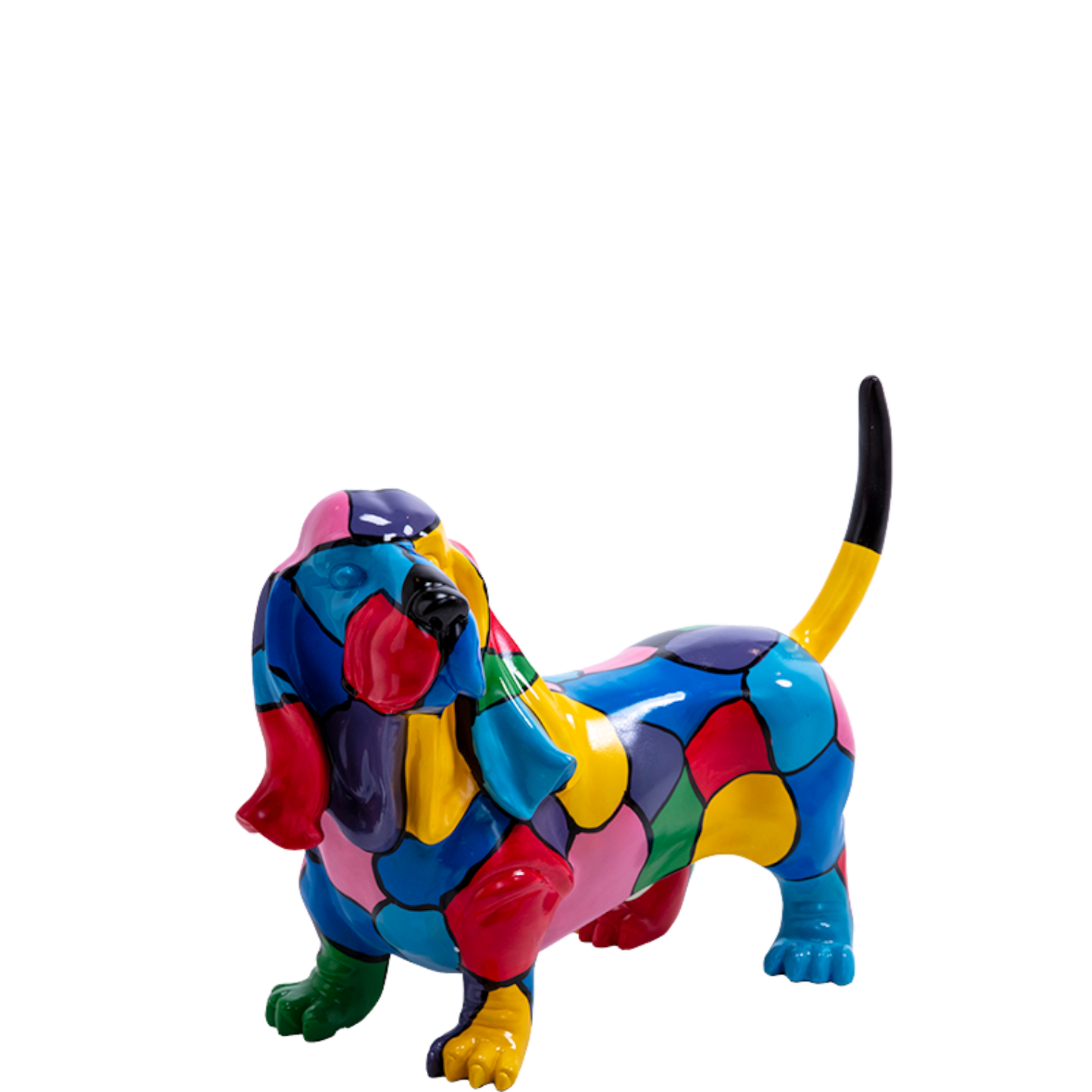 Colourful Dog Sculpture