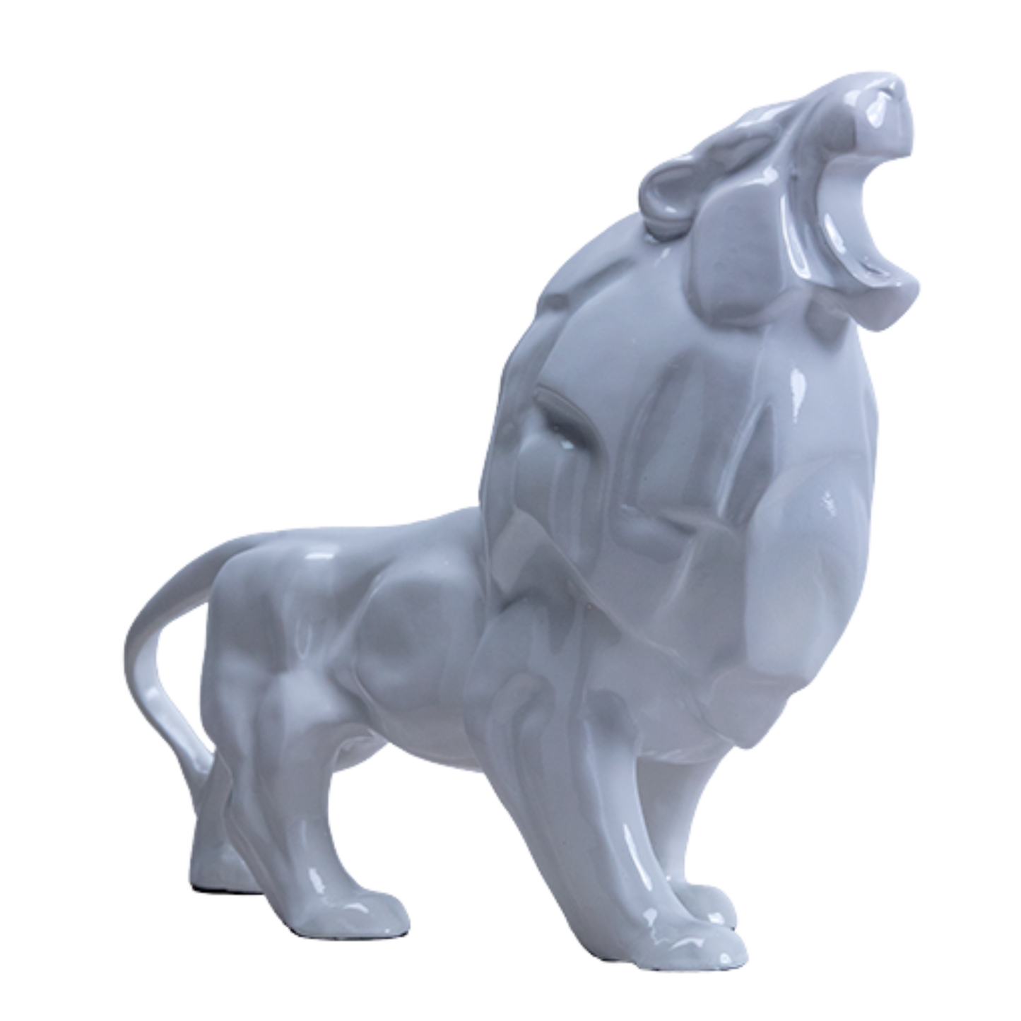 Sculpture White Lion