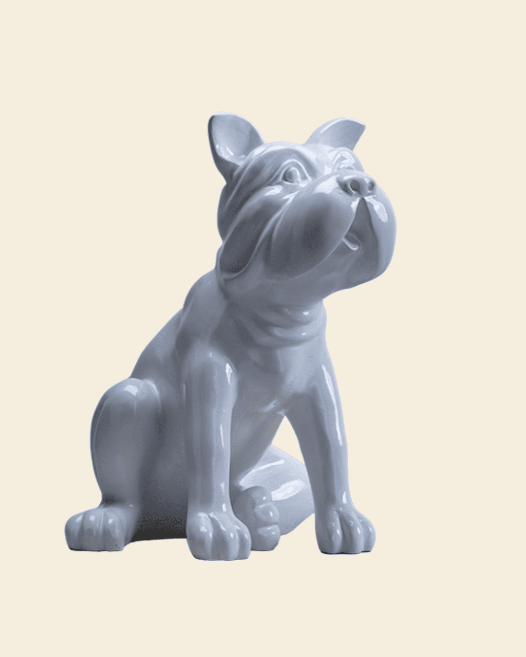 Seated Pitbull Sculpture
